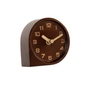 Silent Wooden Desk Clock