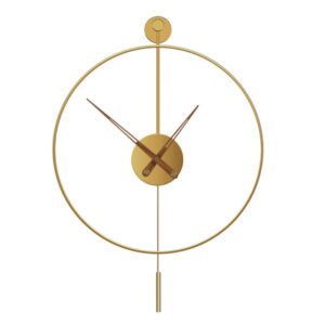 simple iron wall clock